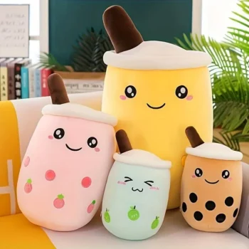 Peluche Bubble Tea XXL dans le salon