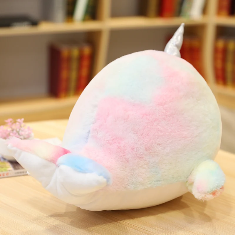 baleine licorne peluche derriere