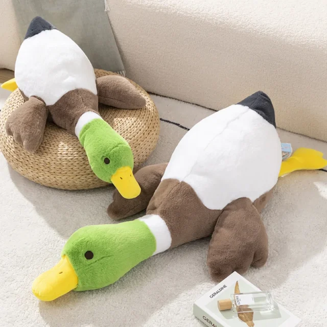 Grand Oreiller en Peluche de Canard Doux et Mignon de 70 110cm Grande Oie Animal en 5