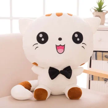 peluche chat kawaii heureuse