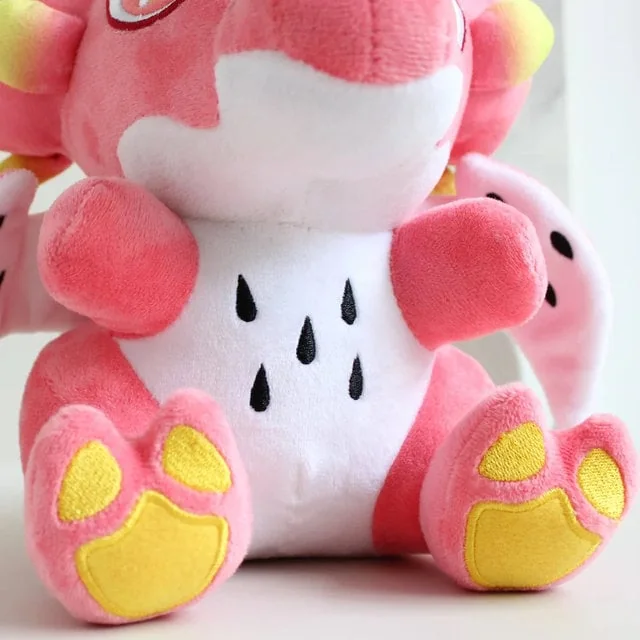 peluche dragon kawaii vue de pres