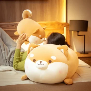 peluche shiba kawaii oreiller