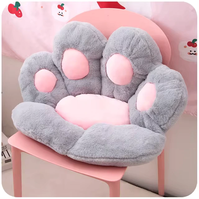 Peluche Coussin Kawaii Gris