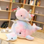 Baleine Licorne Peluche 30 cm 45 cm 75 cm