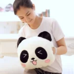 Coussin Peluche Panda Heureux