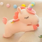 licorne kawaii peluche rose