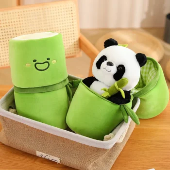 mini peluche panda vue du dessus