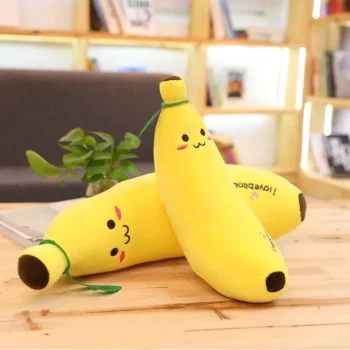 peluche banane geante