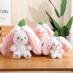 peluche bunny buddies fraise differentes tailles