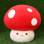 peluche champignon kawaii rouge