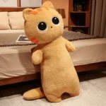 peluche chat geant roux