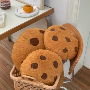 peluche cookie coussin