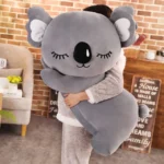 peluche koala geant gris