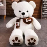 peluche ours geant blanc 2