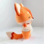 peluche renard kawaii kiriko vue de cote