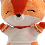 peluche renard kawaii vue de pres