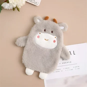 bouillotte peluche vache